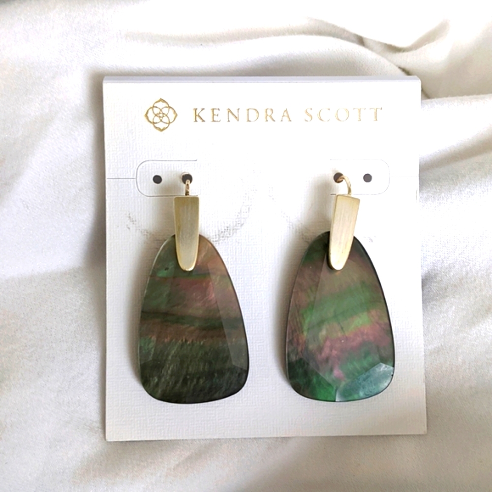 Kendra Scott Marty Drop Earrings in Silver Boho Beach Festival Vibes